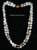 Freshwater Pearl and 18k Gold