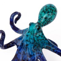 Medium Blue Octopus