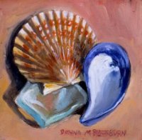 Scallop, Mussel and Sea Glass