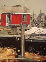 Red Fishing Hut 