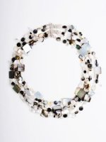 Black Lip Shell Collar Necklace