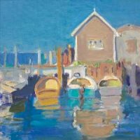 Three Boats Menemsha