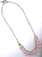 Pale Pink Coral Necklace