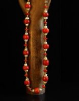 Coral and Pearl Necklace