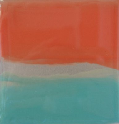 Charyl Weissbach - Metalscapes - Apricot - Aqua