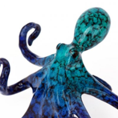 Brian Arthur - Medium Blue Octopus