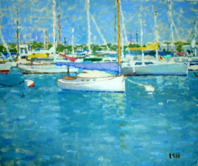 Kate Huntington - Boats in the Harbor #3