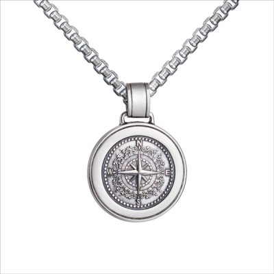 Colby Davis - Large Silver Compass