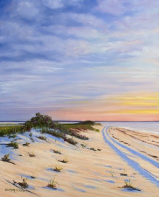 Leslie S. Self - Evening Beach Ride