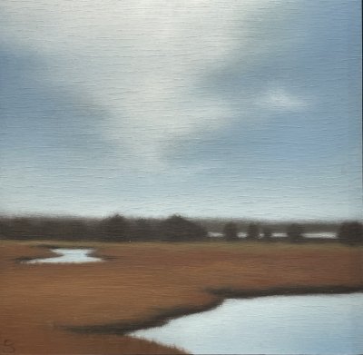 Christie Scheele - Fall Marsh with Tidal Pools #2
