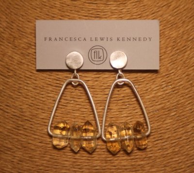 Francesca Lewis Kennedy - Sterling Triangles with Ametrine Oxideal