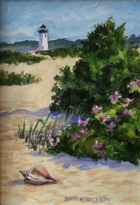 Donna M. Blackburn - Shell and Lighthouse