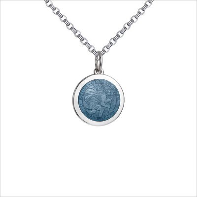 Colby Davis - Large French Blue St. Christopher
