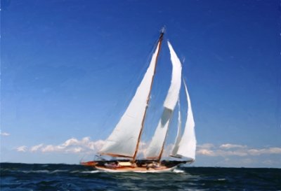 Louisa Gould - Sailing Nantucket Sound