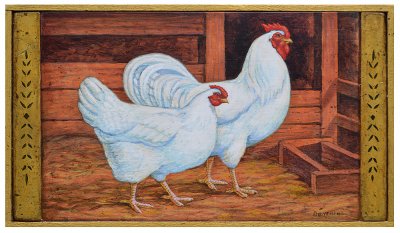 Doug Henry - Island Rooster and Hen