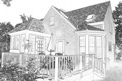 house drawing drawing