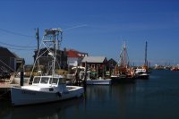 Menemsha with Coast Guard Station