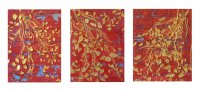 Baslam Poplar Series - Rouge Triptych