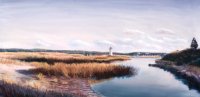 Autumn Skies over the Edgartown Light