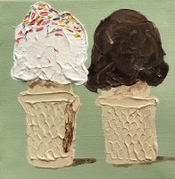 Ice Cream #4 8 x 8