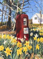 Daffodils at the North Road Gas Pump