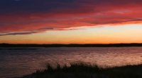 Vineyard Pond Sunset