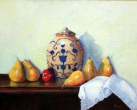 Five Pears and a Plum