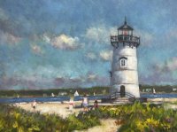 Edgartown Lighthouse, MV Plein Air Series