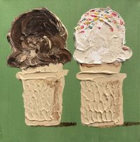 Ice cream #3 8 x 8