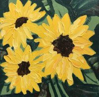 Sunflowers #1 10 x 10