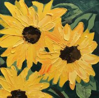 Sunflowers #2 10 x 10