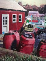 Red Fishing Shack, Menemsha 