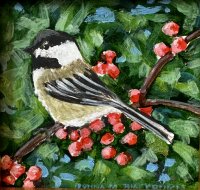 Bird with Berries