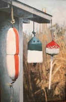 Three bouys hanging