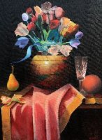 Tulips and Pear