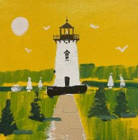 Yellow Light house 