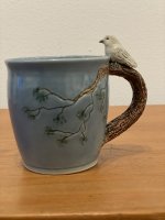 White Bird Mug Sky