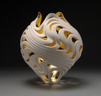 Gilded Contour Vessel
