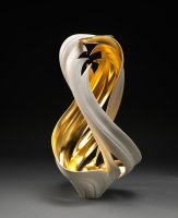 Gilded Sunrise Vessel