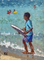 Kids with Boogie Boards