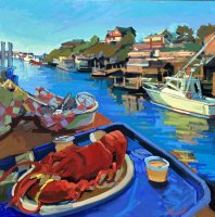 Dinner at Menemsha
