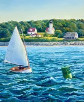 Sailing Off West Chop Lighthouse