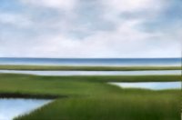 Saltmarsh with Soft Sky