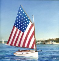 Tigress Gliding by Harbor