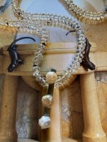 Crystal Rondelles and Pearls