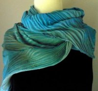 Shibori Silk Scarf 