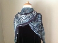 Shibori Silk Scarf 