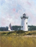 Edgartown Light Plein Air