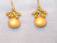 Matte Gold Earrings