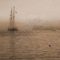 Tall Ship in Fog